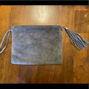 🌈 2/$15 Grey Suede Handbag